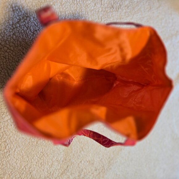 Lilly Pulitzer for Estee Lauder Pink & White Sand Dollar Cotton Canvas Tote Bag - Picture 5 of 13